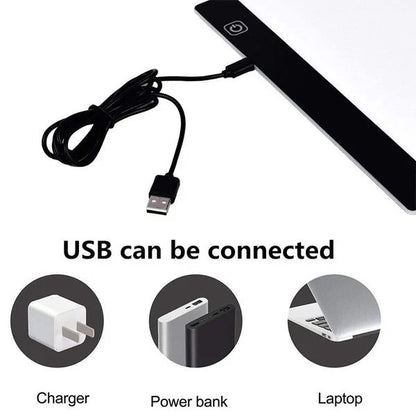 Portable LED Light Tracing Pad with Adjustable Brightness