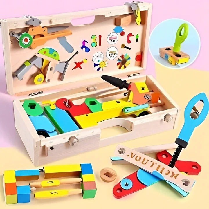 Creative Builder's Tool Set with Handy Storage Case - 35 Pieces