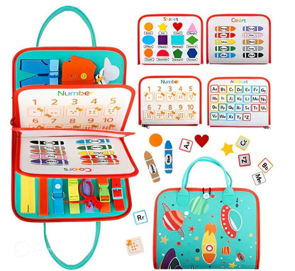 Portable Sensory Play Board for Curious Toddlers