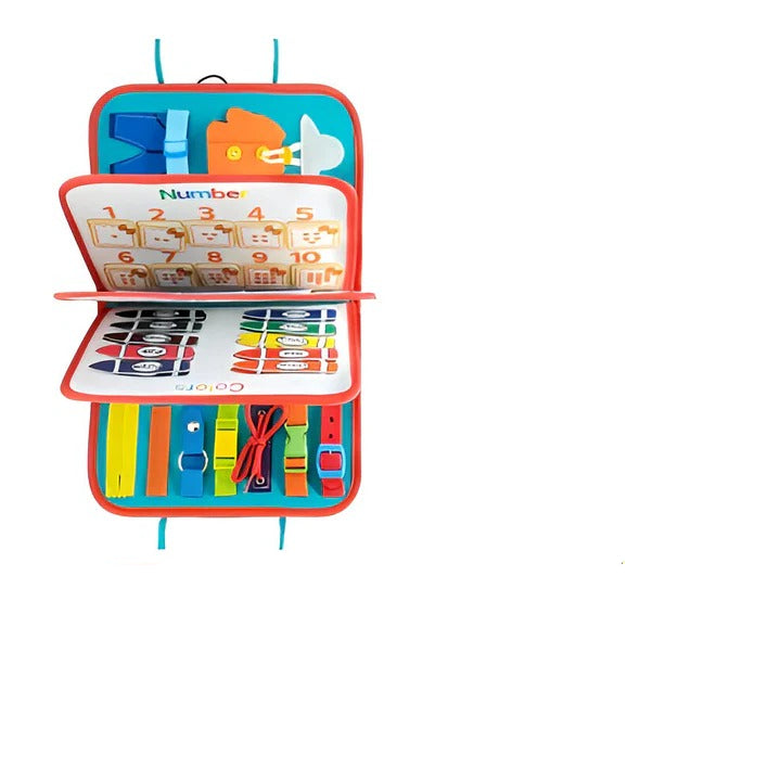 Portable Sensory Play Board for Curious Toddlers