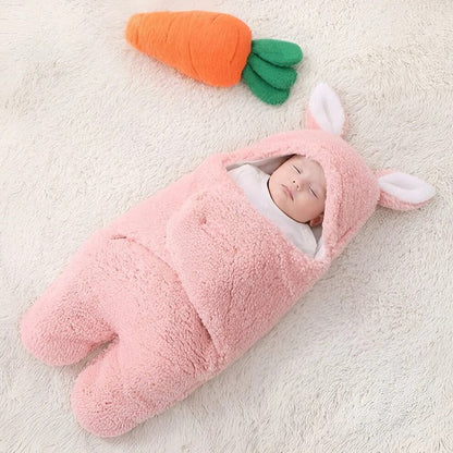 Cozy Infant Swaddle Blanket with Plush Lining
