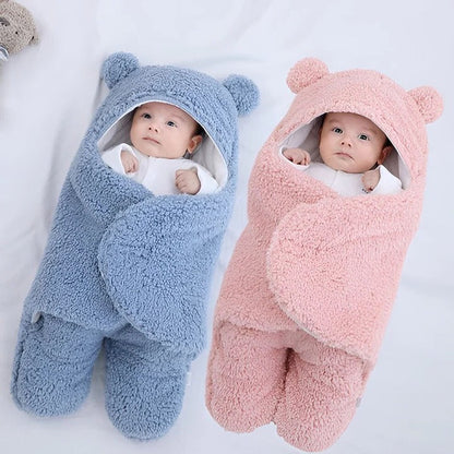 Cozy Infant Swaddle Blanket with Plush Lining