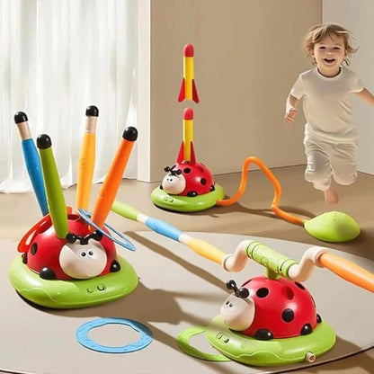 Versatile 3-in-1 Play Set for Kids: Jump, Toss, and Launch
