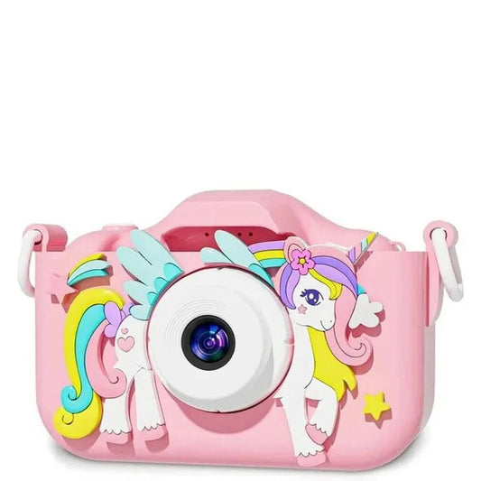 Adventure-Ready Kids Camera with Dual Lens and Rechargeable Power