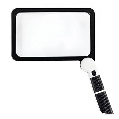 Compact Handheld Magnifier with LED Illumination for Clear Viewing
