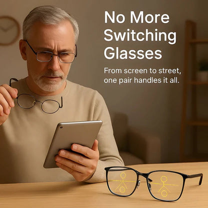 Versatile Daily Eyewear with Adaptive Lenses and Blue Light Protection