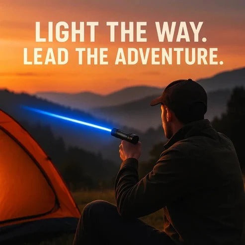 Versatile Rechargeable Camping Flashlight with Focus Control