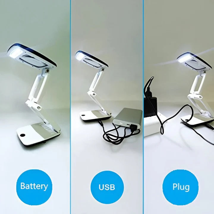 Illuminated Floor Magnifier with 3x Zoom for Effortless Reading