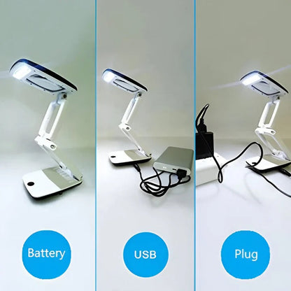 Illuminated Floor Magnifier with 3x Zoom for Effortless Reading