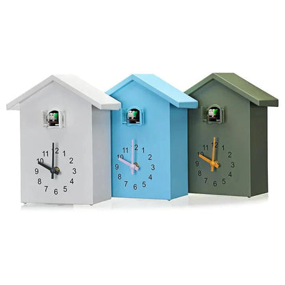 Charming Wall Clock with Adjustable Bird Call Feature