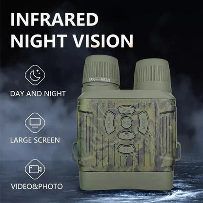 Enhanced Night Vision Binoculars with HD Display and Zoom Features