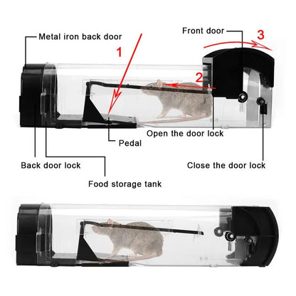 Eco-Friendly Mouse Deterrent with Secure Locking Mechanism