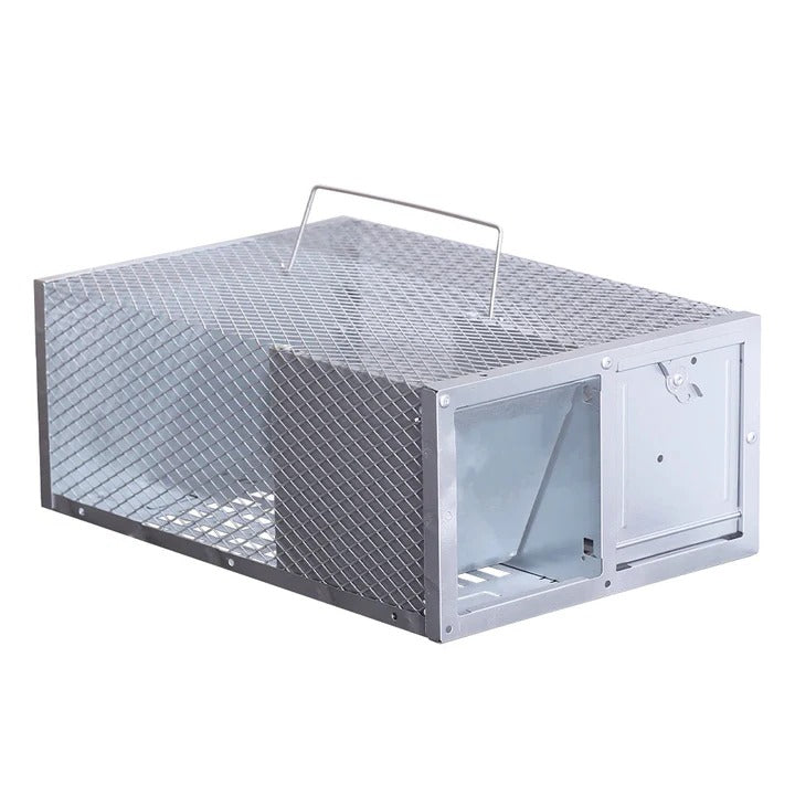 Durable Metal Rodent Trap with Secure Locking Mechanism