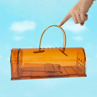 Eco-Friendly Mouse Capture Trap with Clear View and Easy Set Pedal