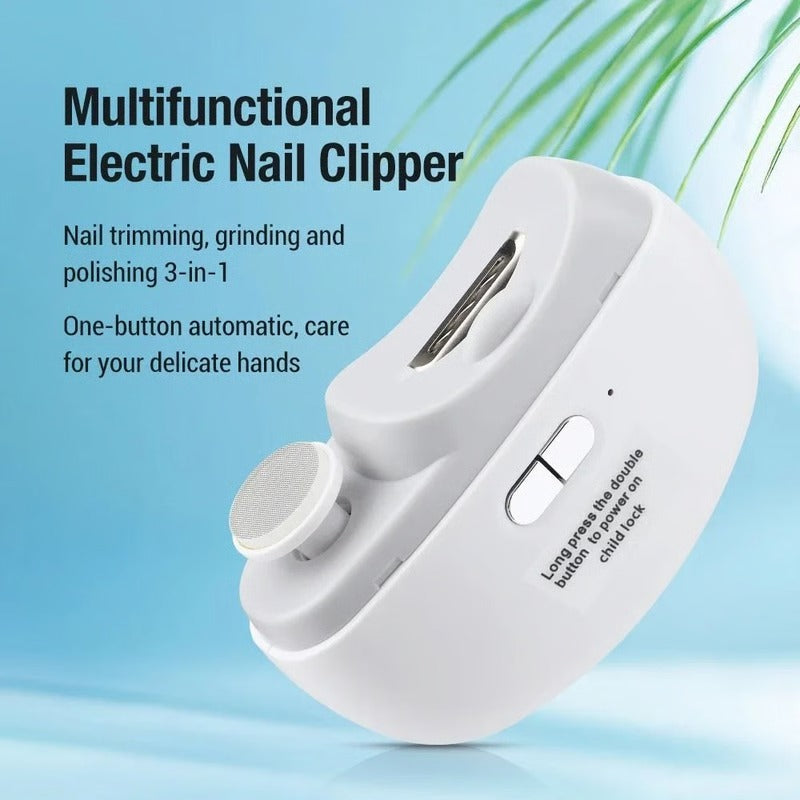 Rechargeable Nail Care Device with LED Light for All Ages