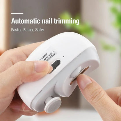 Rechargeable Nail Care Device with LED Light for All Ages