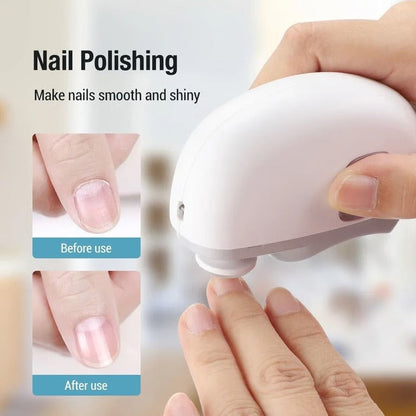 Rechargeable Nail Care Device with LED Light for All Ages