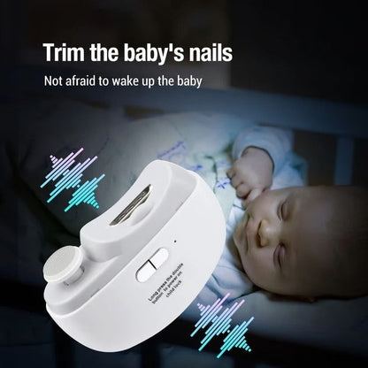 Rechargeable Nail Care Device with LED Light for All Ages