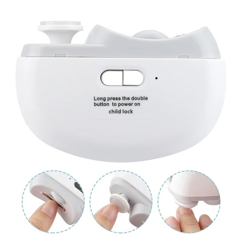 Rechargeable Nail Care Device with LED Light for All Ages