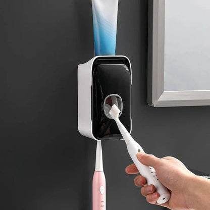 Smart Wall-Mounted Toothpaste Dispenser with Night Light