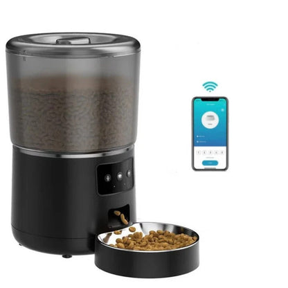 Smart Pet Feeder with Mobile Control and Large Capacity
