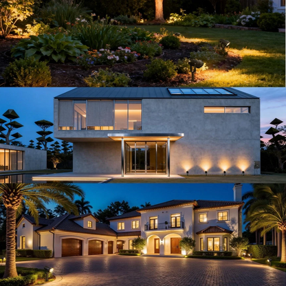 Brighten Your Outdoors with 12V Adjustable LED Spotlights - 10 Pack