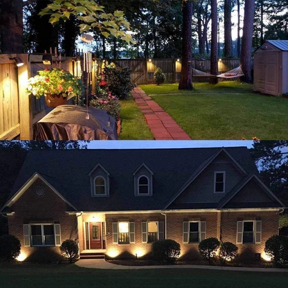 Brighten Your Outdoors with 12V Adjustable LED Spotlights - 10 Pack