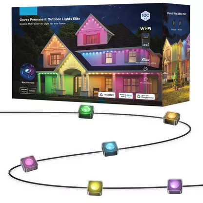 100ft Smart LED Roofline Light Strand with App Control