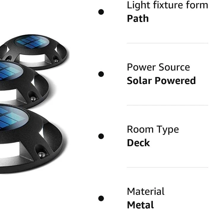 Solar-Powered Pathway Lighting with Dusk Sensor and 80-Hour Battery Life