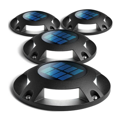 Solar-Powered Pathway Lighting with Dusk Sensor and 80-Hour Battery Life