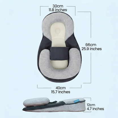Gentle Incline Baby Cradle with Secure Safety Harness