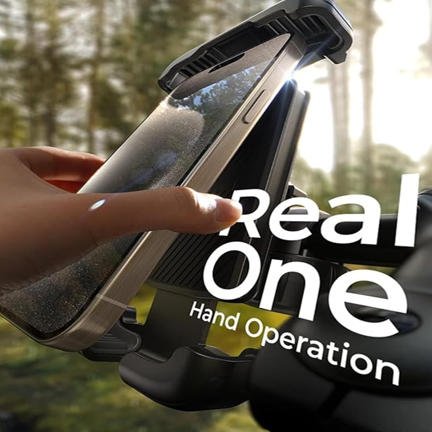 Universal Bike Phone Holder with 360-Degree Rotation