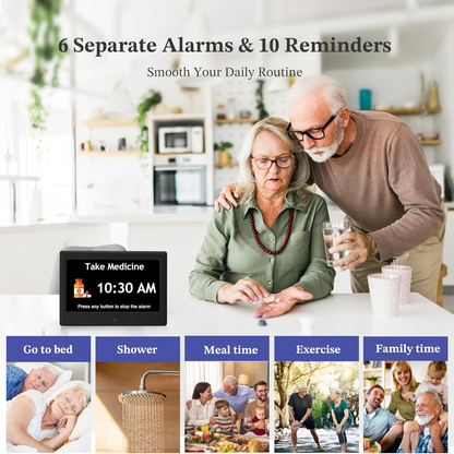 Smart Daily Schedule Clock with Customizable Reminders