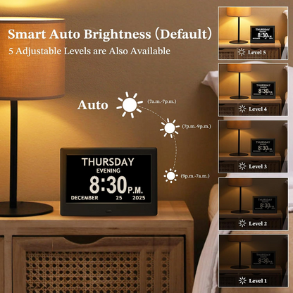 Smart Daily Schedule Clock with Customizable Reminders