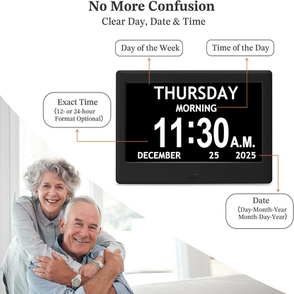 Smart Daily Schedule Clock with Customizable Reminders