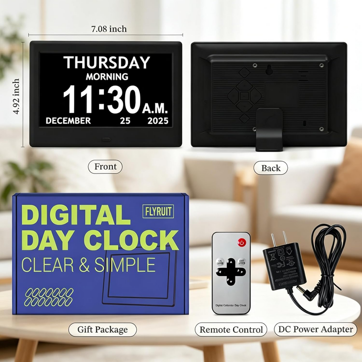 Smart Daily Schedule Clock with Customizable Reminders