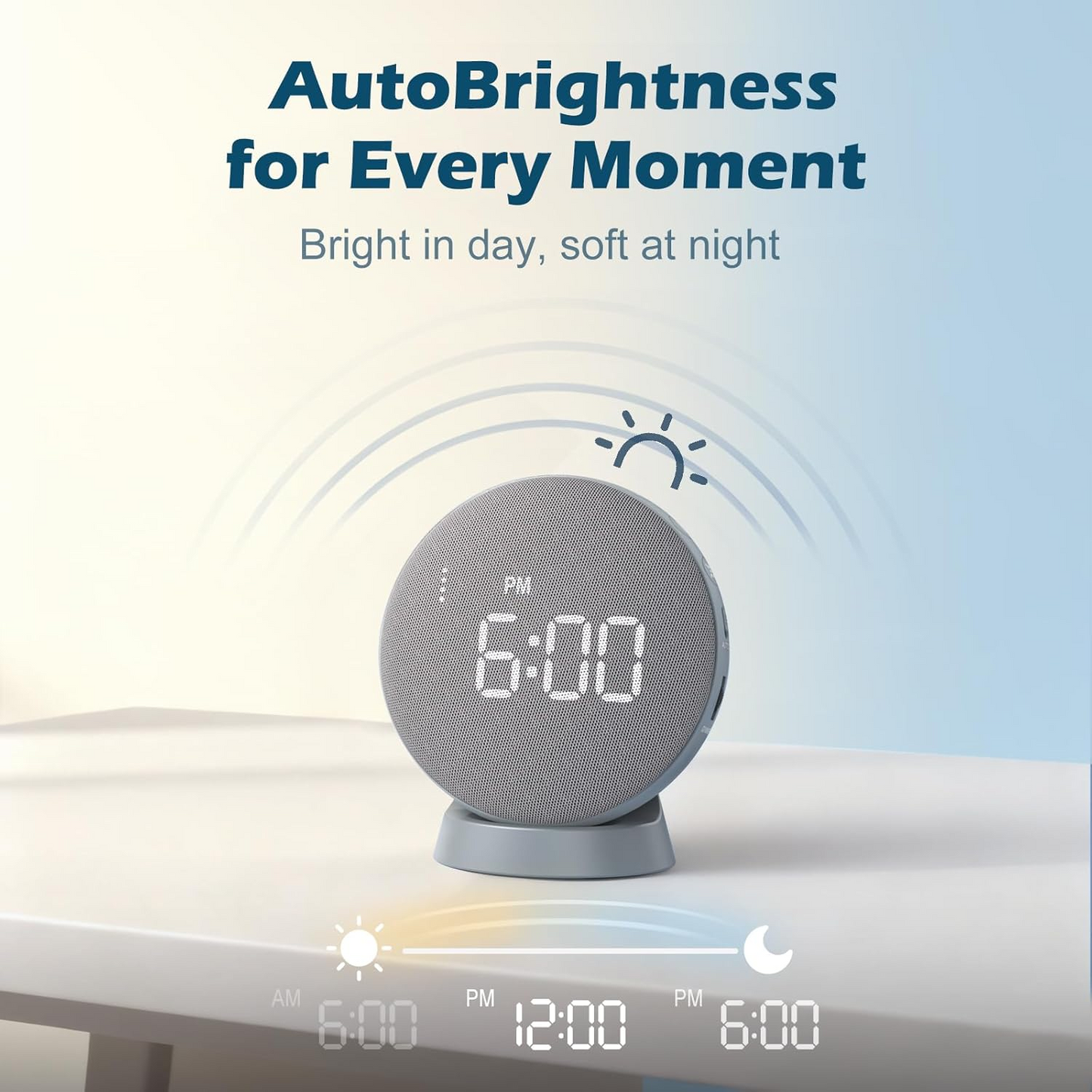 Wireless Wake-Up Device with 110dB Alert and Vibrating Disc