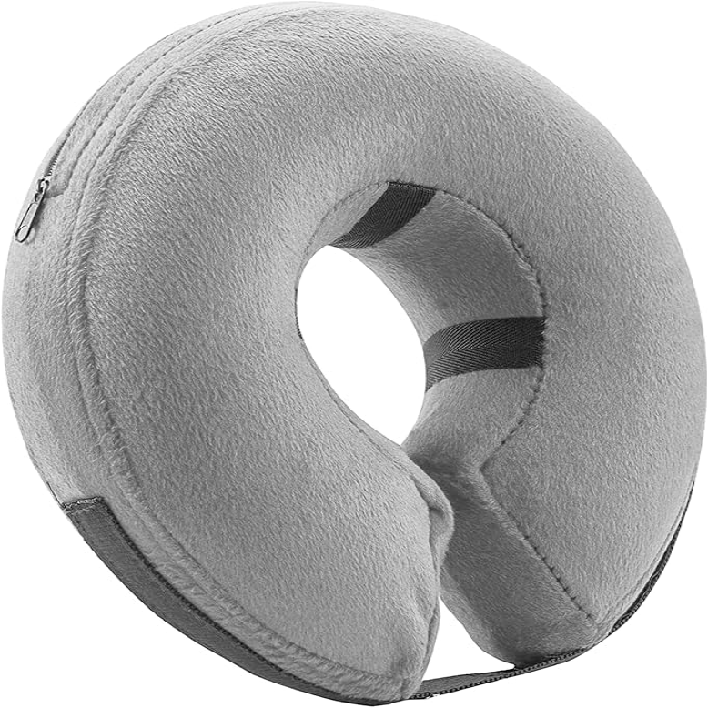 Adjustable Air-Filled Recovery Collar for Pets, Large Size