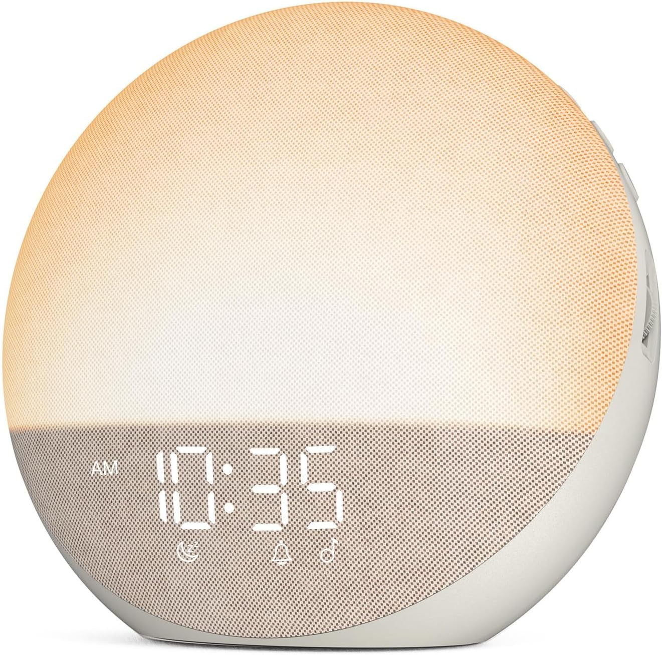 Natural Light Alarm Clock with Adjustable Brightness and Touch Controls
