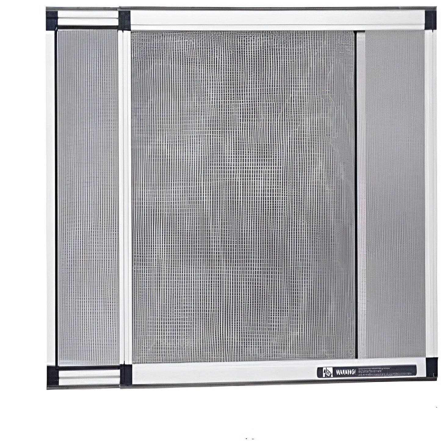 Insect-Blocking Window Screen with Adjustable Aluminum Frame, Set of 2
