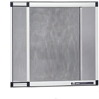Insect-Blocking Window Screen with Adjustable Aluminum Frame, Set of 2