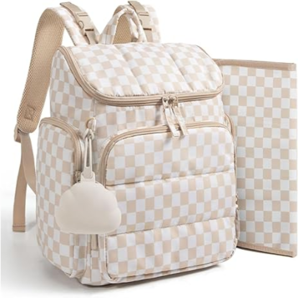 Versatile Baby Gear Backpack with Insulated Bottle Holders