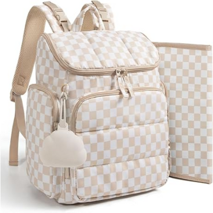 Versatile Baby Gear Backpack with Insulated Bottle Holders