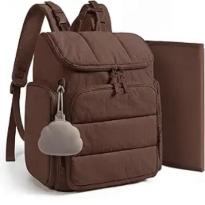 Versatile Baby Gear Backpack with Insulated Bottle Holders