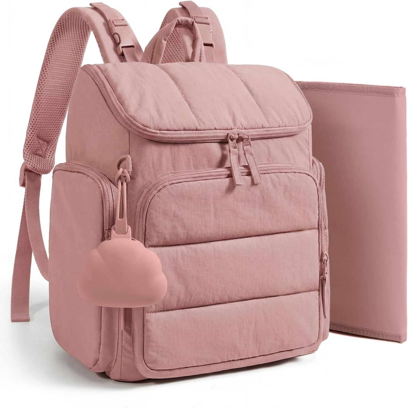 Versatile Baby Gear Backpack with Insulated Bottle Holders