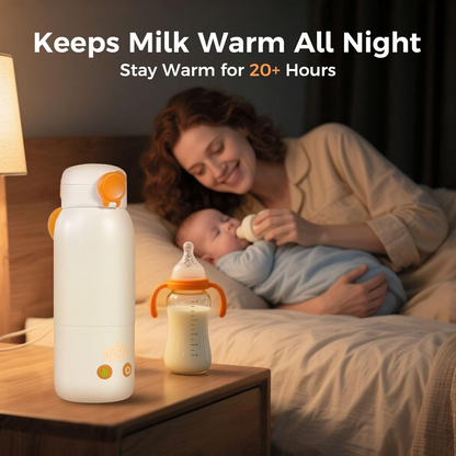 Portable Car Bottle Heater with Auto Shutoff and Long Cord