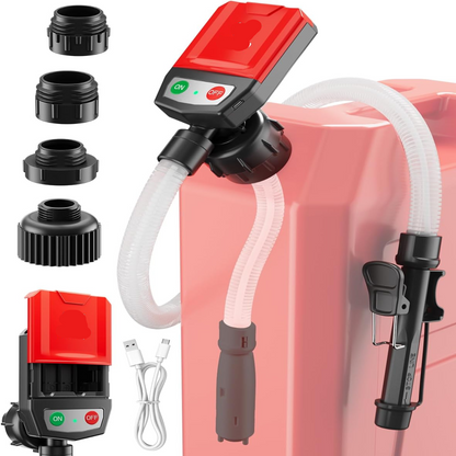 Smart Liquid Transfer Pump with Automatic Shutoff and Adapters