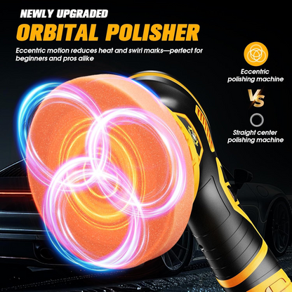 Cordless Car Paint Restorer with Rechargeable Battery and Speed Settings