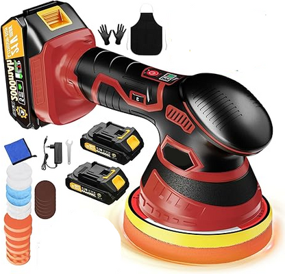 Cordless Car Paint Restorer with Rechargeable Battery and Speed Settings
