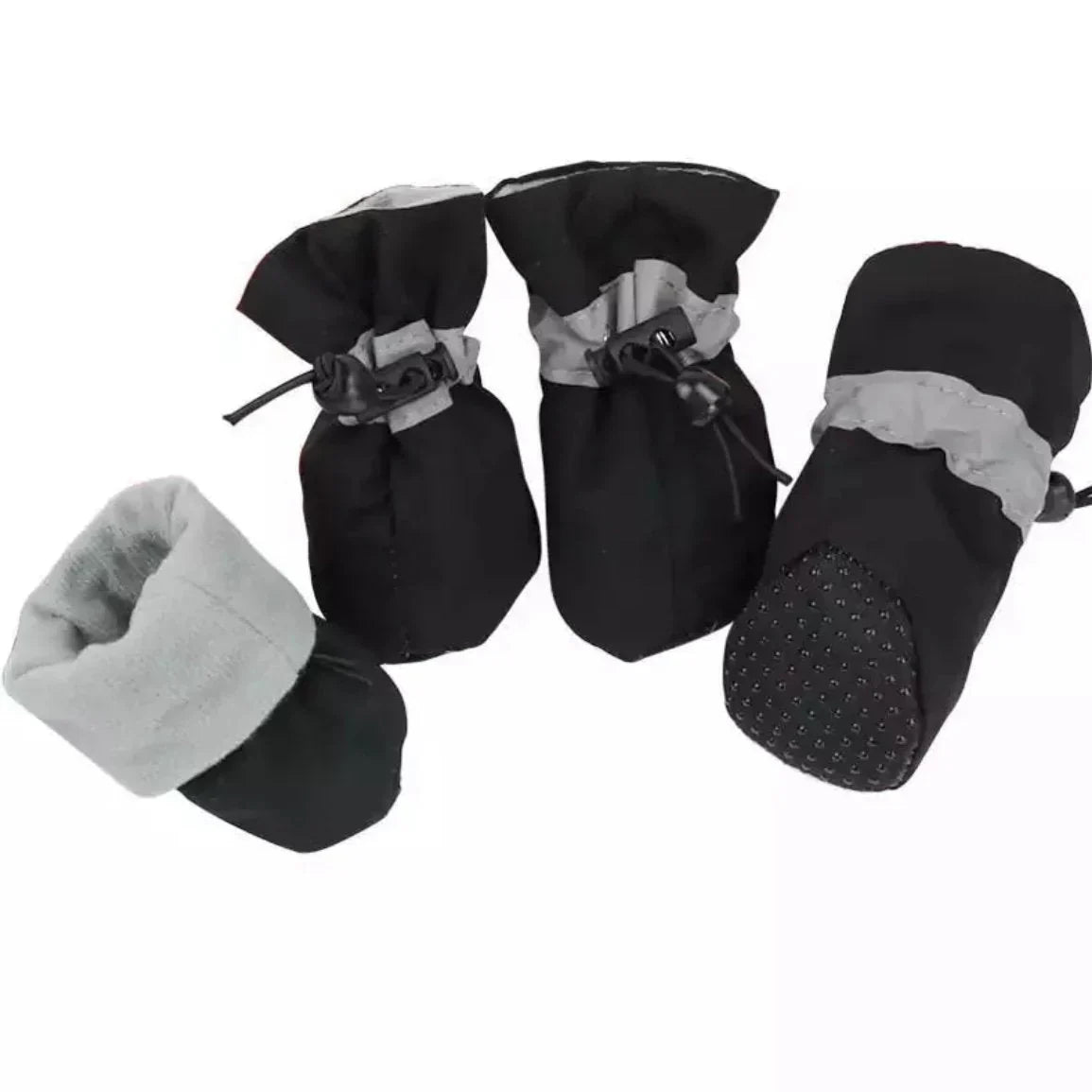 Winter Paw Protectors with Non-Slip Grip and Insulated Lining